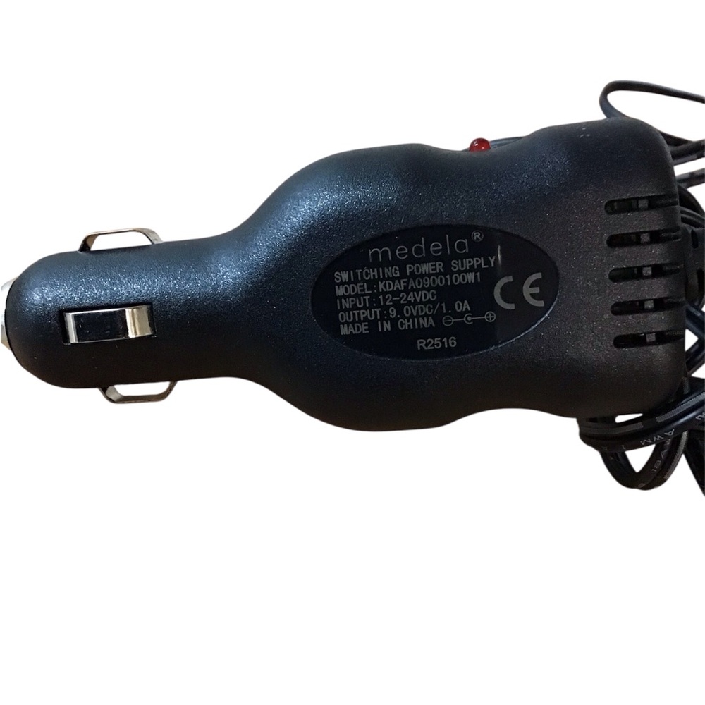 Medela Black Car Power Adapter